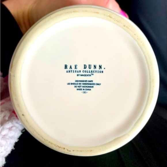 RaeDunn CANDY CANES Cylinder Christmas Canister Holiday Cookie Jar Farmhouse NEW - Picture 5 of 14